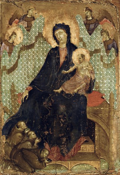 Virgin of the Franciscans, c.1300 by Duccio di Buoninsegna